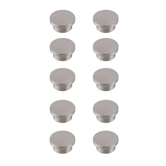 elegant-decor-trovon-1-6-diameter-brushed-nickel-oversize-round-knob-multipack-set-of-10-1