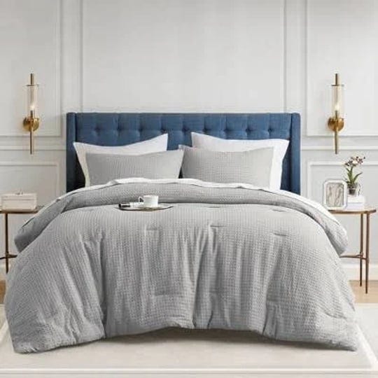 king-california-king-mina-waffle-weave-textured-comforter-set-light-gray-510-design-1