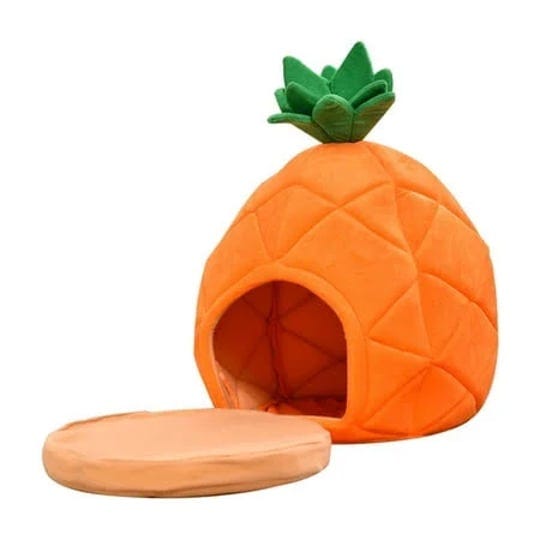 1pc-lovely-dog-nest-comfortable-cat-bed-pineapple-shaped-nest-pet-bed-yellow-size-45x38cm-1