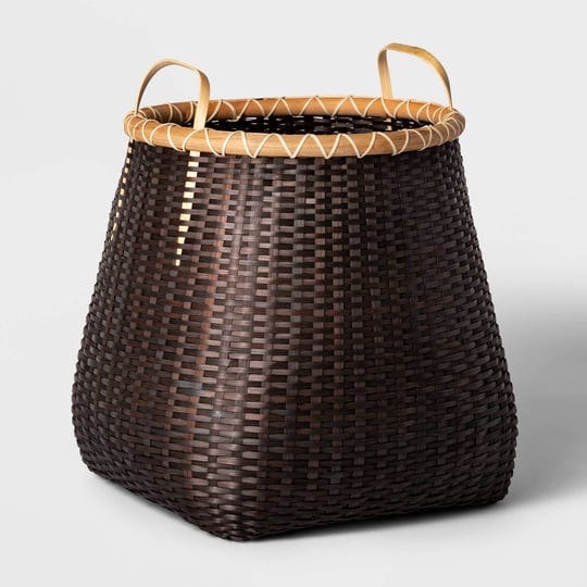 large-black-bamboo-basket-with-natural-handles-threshold-1