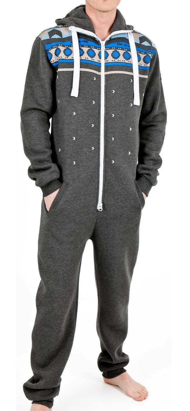 Comfortable Fleece Hooded Onesie for Adults | Image