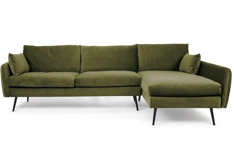 park-sectional-sofa-olive-velvet-edloe-finch-black-right-facing-1