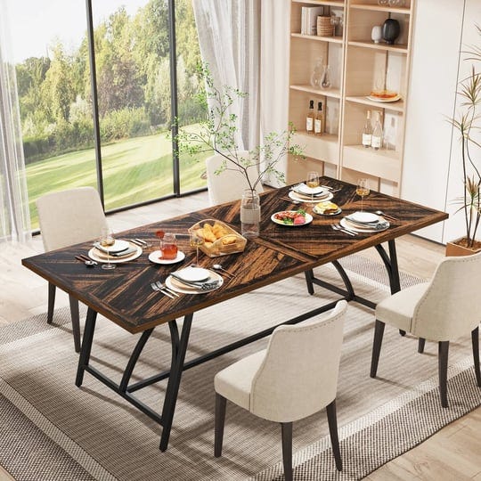 70-9-inch-rectangle-6-people-kitchen-table-dining-table-for-dining-room-kitchen-living-room-brown-1