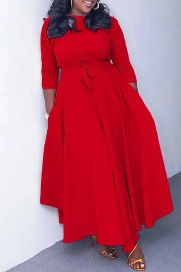 xpluswear-plus-size-red-casual-round-neck-with-pocket-wrap-maxi-dress-red-l-10-12-1