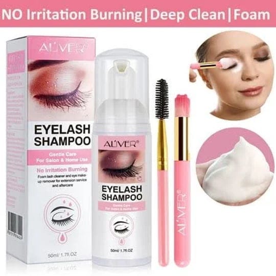 aliver-eyelash-extension-foam-shampoo-50ml-with-brushesno-irritation-burningeyelash-extension-cleans-1