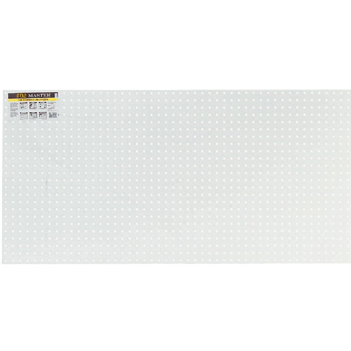 Pegmaster 2ft x 4ft White Plastic Pegboard | Image