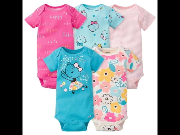 gerber-5-pack-baby-girls-bear-short-sleeve-onesies-bodysuits-0-3mo-1