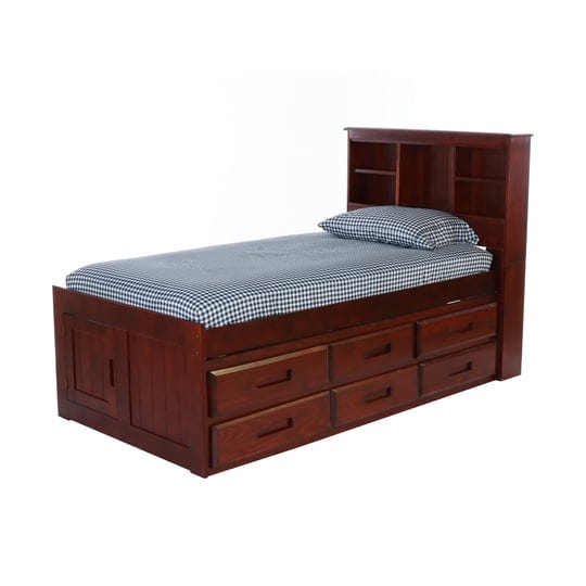 os-home-and-office-furniture-model-82820k6-22-solid-pine-twin-captains-bookcase-bed-with-6-drawers-i-1