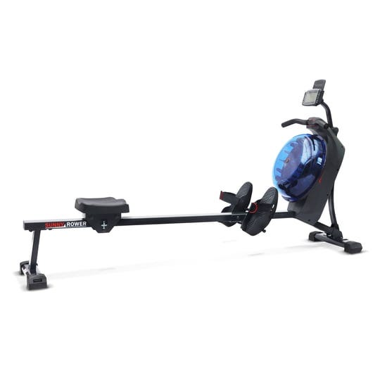 sunny-health-fitness-hydro-dual-resistance-smart-magnetic-water-rowing-machine-in-blue-1