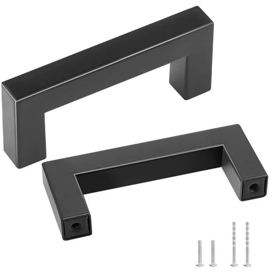 vevor-cjlsbxgps10pelqo0v0-3-in-stainless-steel-kitchen-square-cabinet-handles-pulls-matte-black-pack-1