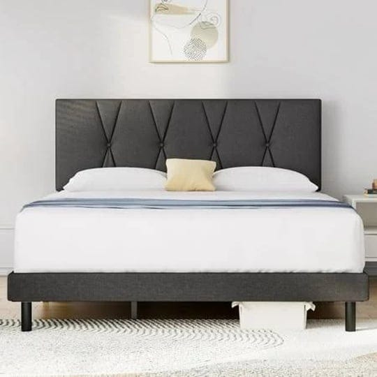 queen-bed-frame-haiide-queen-size-platform-bed-with-fabric-upholstered-headboard-dark-grey-gray-1