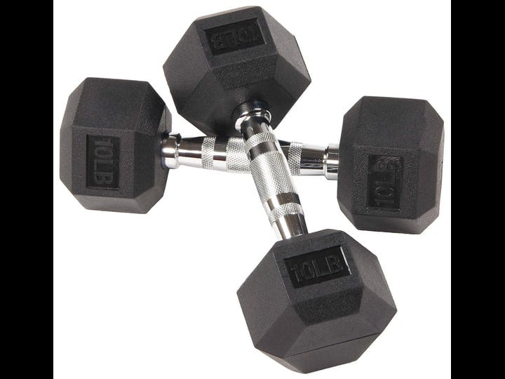 balancefrom-fitness-10-pound-pair-rubber-encased-hexagon-dumbbell-hand-weights-1