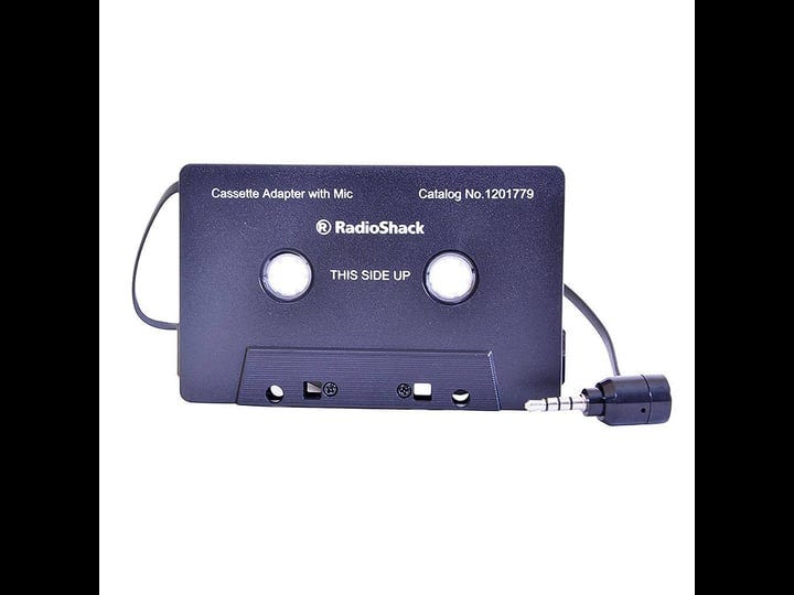 new-radio-shack-cassette-adapter-with-microphone-1201779-3-5mm-jack-hands-free-1