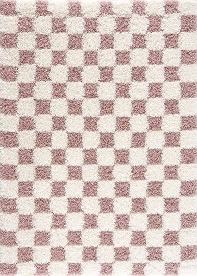 hauteloom-atira-pink-checkered-area-rug-pink-checkered-shag-rug-1