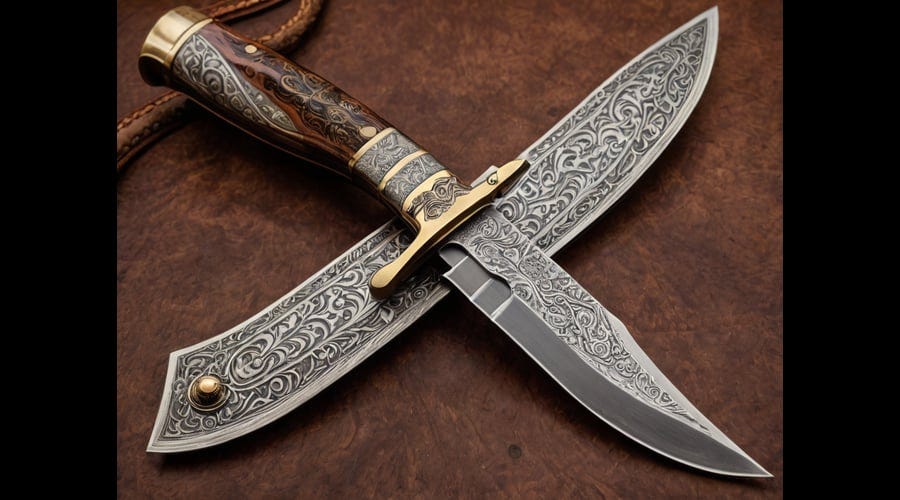 Damascus-Bowie-Knife-1
