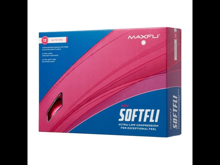 maxfli-2023-softfli-golf-balls-matte-pink-12-ct-1