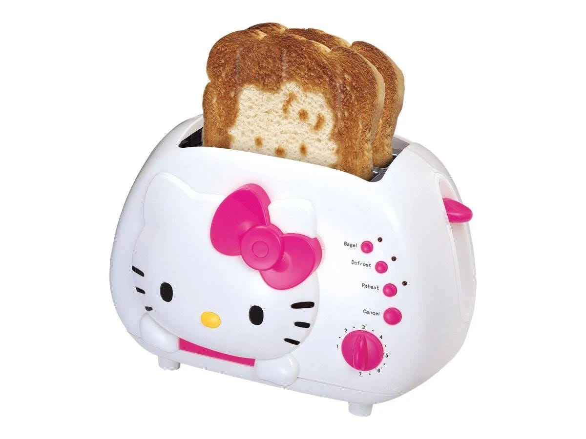 Hi-Quality Hello Kitty 2-Slice Toaster with Adjustable Browning Levels | Image