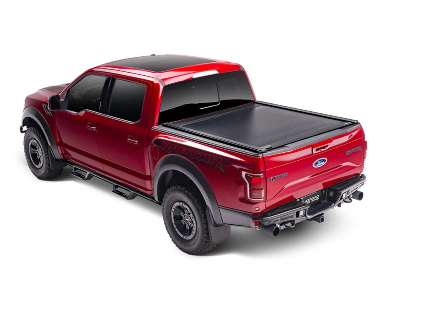 Retrax PowertraxONE XR Polycarbonate Tonneau Cover with Trax Rail System | Image