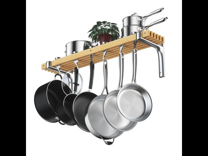 cooks-standard-wall-mounted-wooden-pot-rack-36-by-8-inch-1