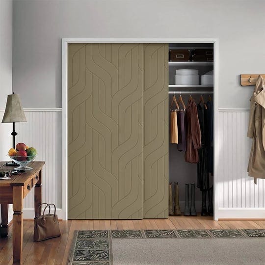 paneled-manufactured-wood-painted-sliding-closet-door-set-of-2-calhome-finish-olive-green-size-60-x--1