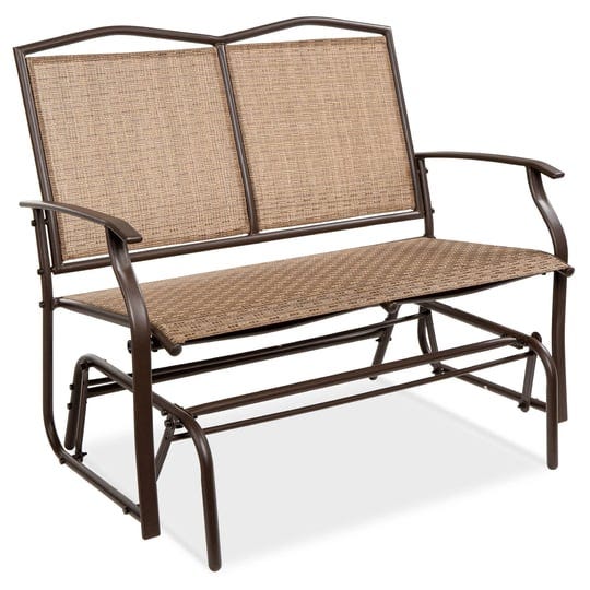 best-choice-products-2-person-patio-loveseat-glider-bench-rocker-for-deck-porch-brown-1