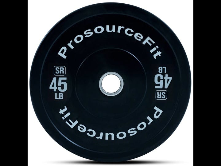 prosourcefit-solid-rubber-bumper-plates-with-steel-insert-45-lbs-1
