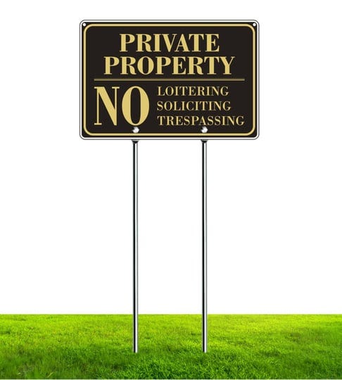 private-property-no-trespassing-sign-no-soliciting-signs-for-house-no-loitering-sign-for-yard-12-x-8-1