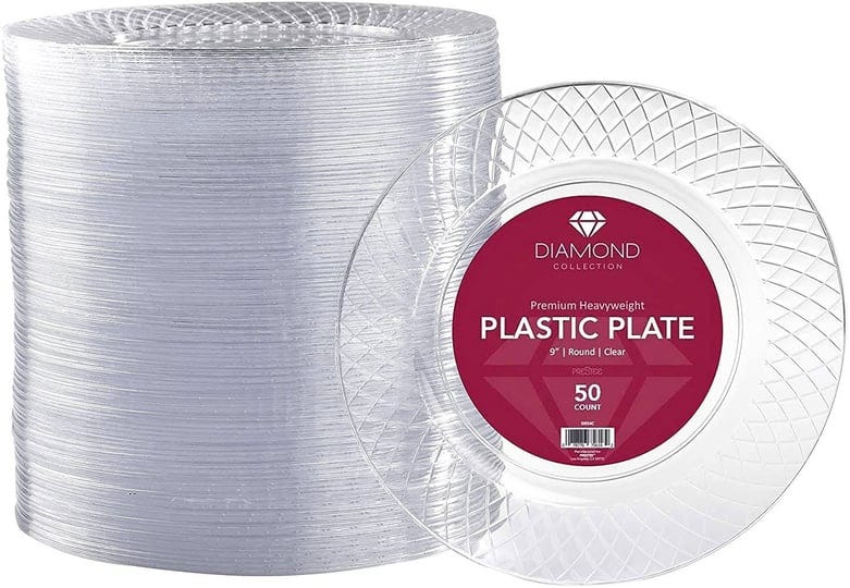 prestee-50-crystal-clear-plastic-plates-9-inch-disposable-plates-fancy-dinner-plates-elegant-luncheo-1
