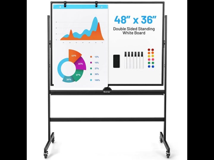 costway-48-x36-mobile-magnetic-double-sided-reversible-board-in-white-1