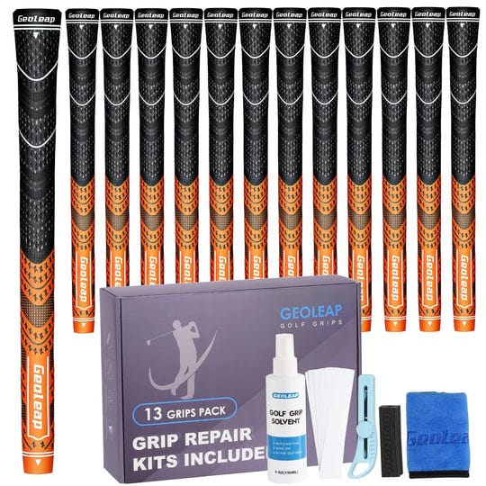 geoleap-golf-grips-set-of-13-grips-with-tapes-and-grips-with-all-repair-kits-for-choicehybrid-golf-c-1