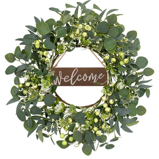 yawwind-green-wreaths-for-front-door-20-inch-artificial-eucalyptus-wreath-welcome-spring-wreath-with-1