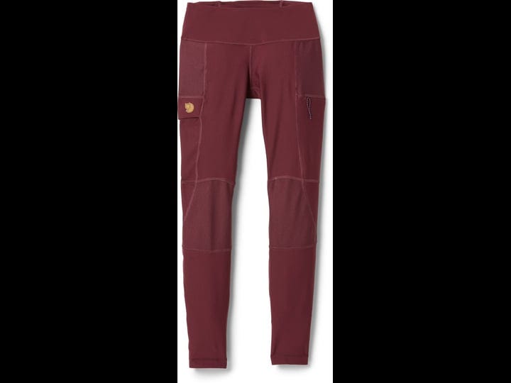 fjallraven-abisko-trail-tights-womens-dark-garnet-xs-1