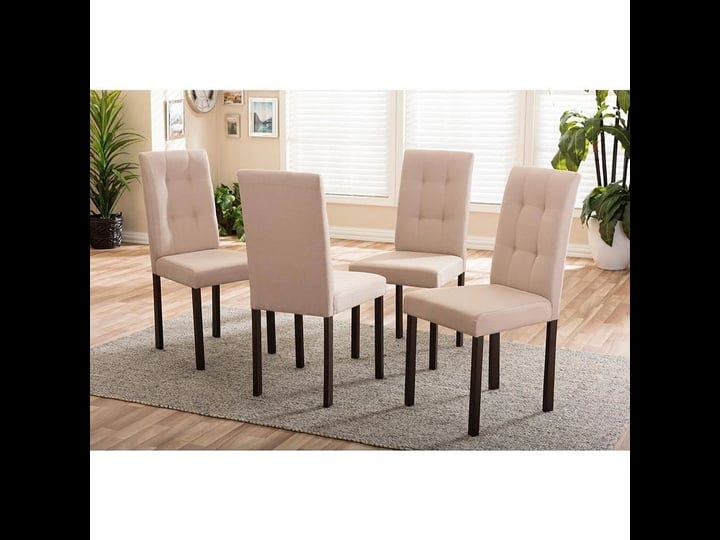 baxton-studio-andrew-beige-fabric-upholstered-grid-tufting-dining-chair-set-of-5
