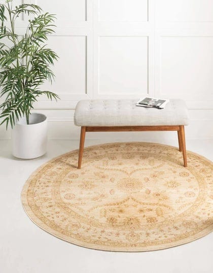 unique-loom-edinburgh-cream-6-ft-round-area-rug-1