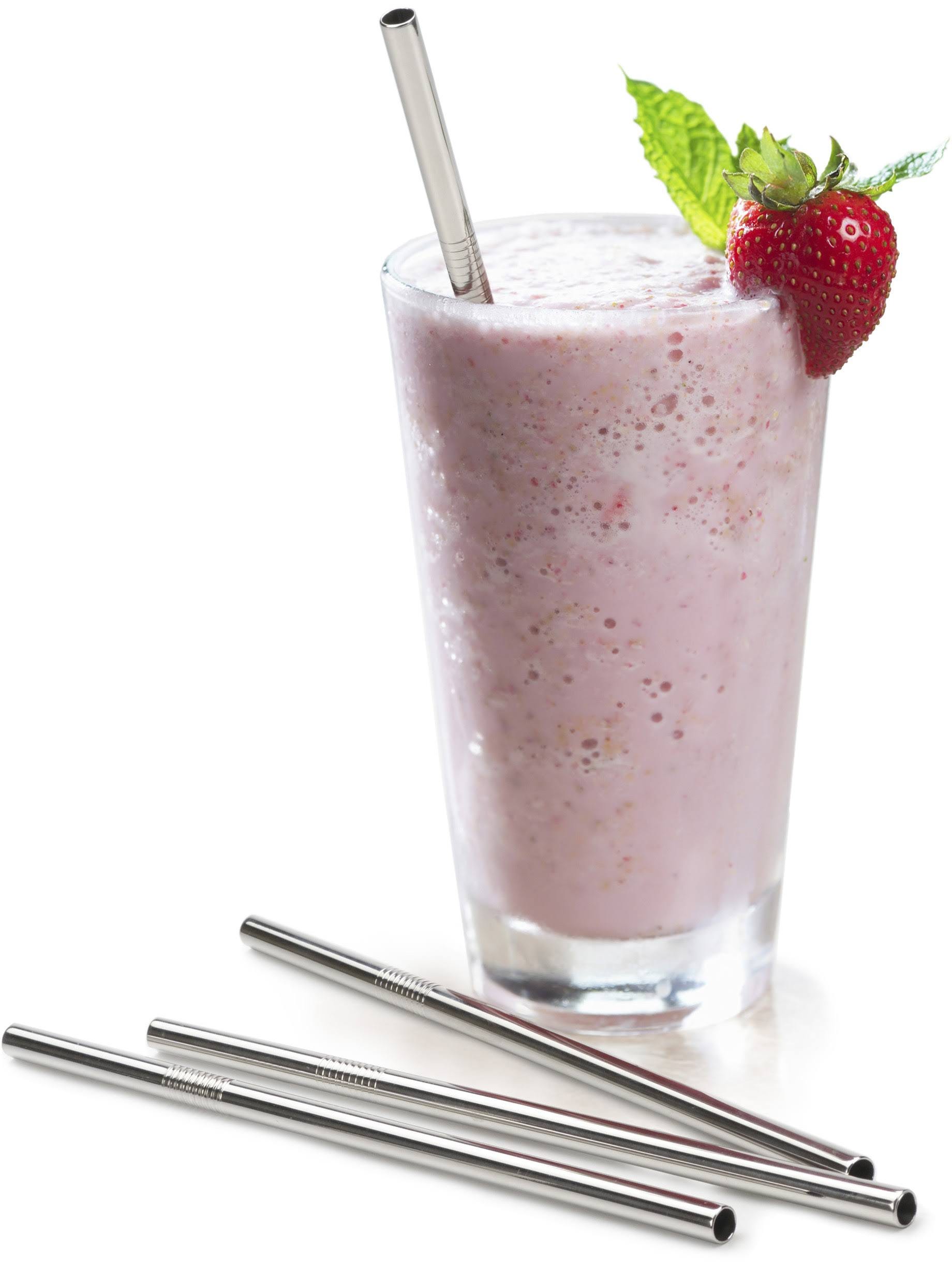 Long Lasting Stainless Steel Drinking Straws for Various Beverages | Image