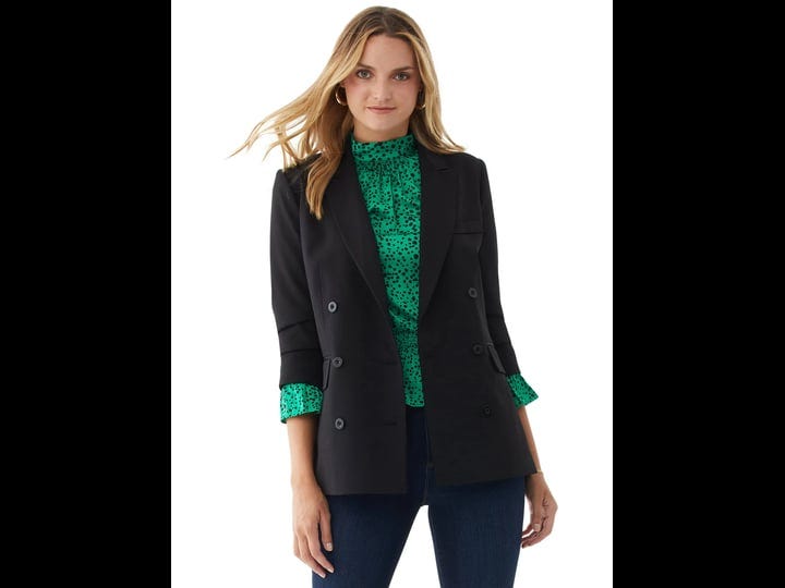 scoop-womens-double-breasted-blazer-womens-size-small-black-1