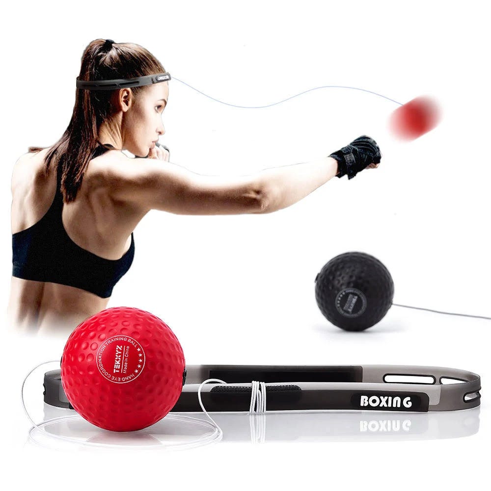 TEKXYZ Boxing Reflex Ball: Enhance Your Fitness Skills with Top-Quality Equipment | Image