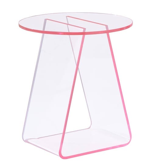 meetlake-acrylic-end-tablepink-sidenightstand-coffee-table-coffee-tab-1