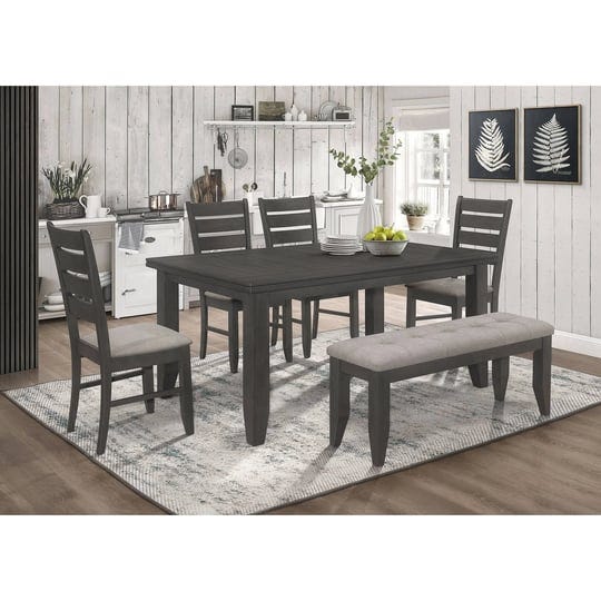 coaster-dalila-6-piece-rectangular-dining-set-grey-and-dark-grey-1