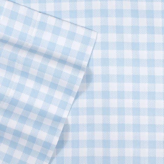 sweet-home-collection-blue-gingham-kids-sheet-set-twin-1