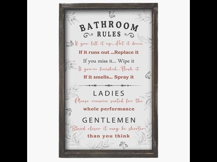 buecasa-funny-bathroom-rules-sign-solid-wood-farmhouse-bathroom-decor-rustic-framed-wall-art-for-toi-1