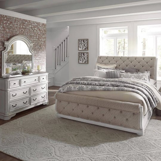 liberty-magnolia-manor-queen-uph-sleigh-bed-dresser-mirror-white-1