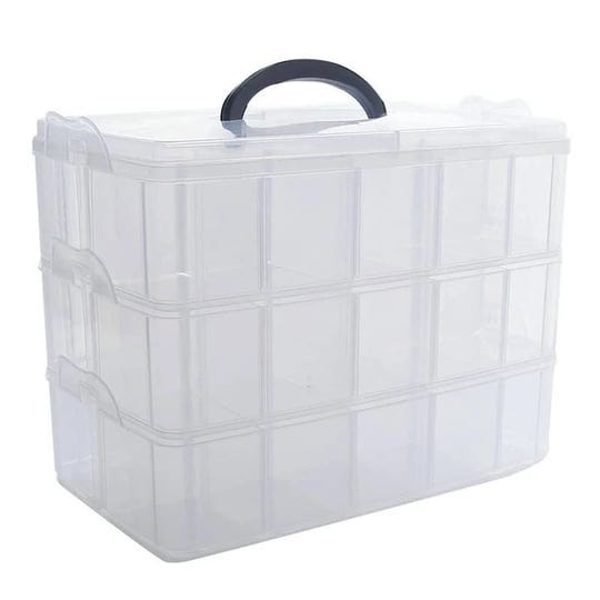ryohin-lab-beyblade-storage-clear-case-parts-holder-translucent-partition-holds-30-pieces-1