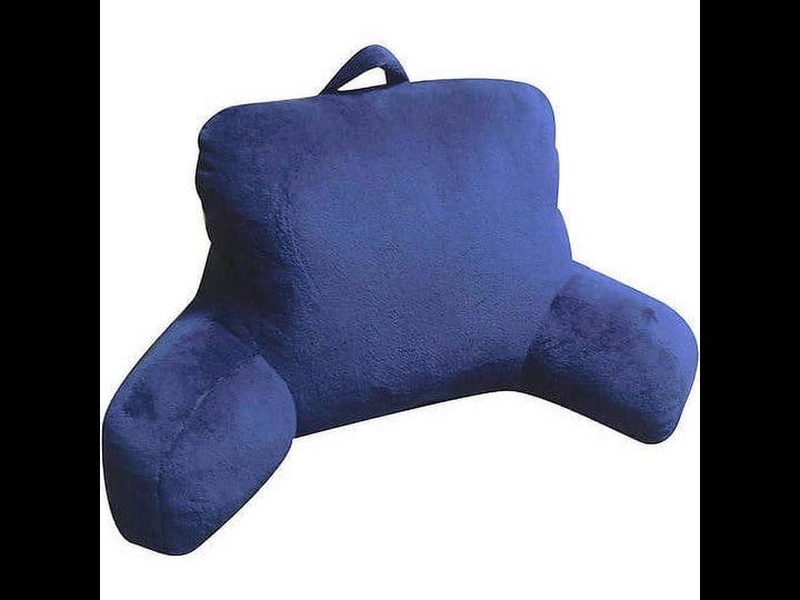 micro-mink-bed-rest-lounger-blue-1