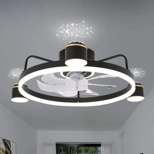 oaks-aura-28in-led-indoor-black-starry-night-bladeless-smart-app-control-low-profile-ceiling-fan-w-l-1