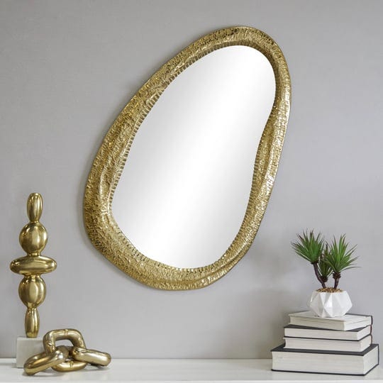 grayson-lane-23-in-w-x-35-in-h-oval-gold-abstract-framed-wall-mirror-29233