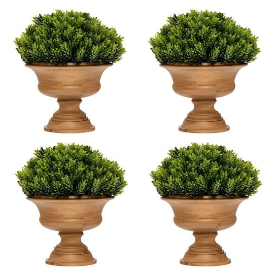 4-pack-artificial-boxwood-topiary-trees-costway-1