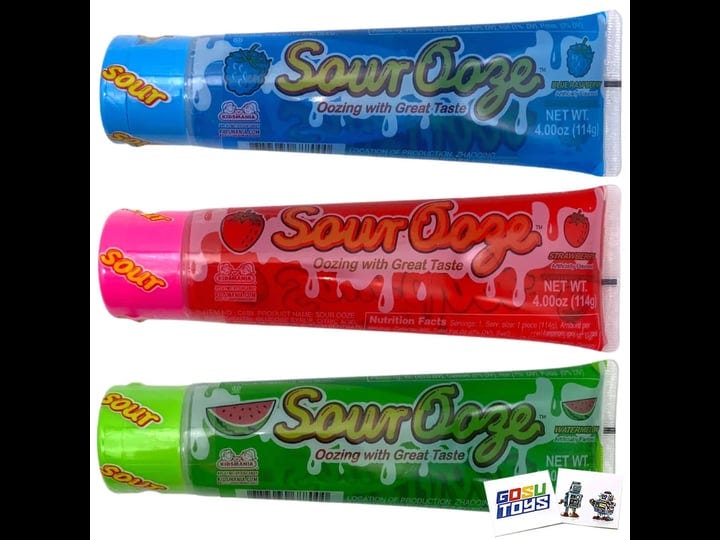 kidsmania-sour-ooze-tube-sour-slime-candy-3-pack-strawberry-watermelon-blue-raspberry-with-2-gosutoy-1