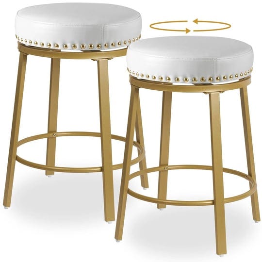 flyzc-white-gold-bar-stools-set-of-2-counter-height-24-inches-swivel-bar-stools-for-kitchen-counter--1