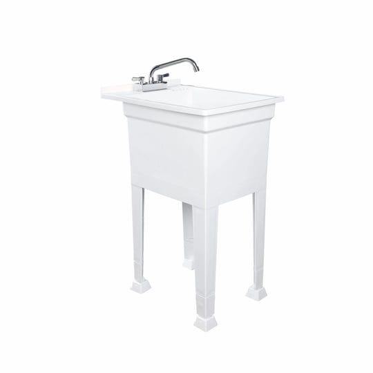 project-source-18-in-x-24-in-1-basin-white-freestanding-utility-tub-with-drain-with-faucet-999-lut18-1